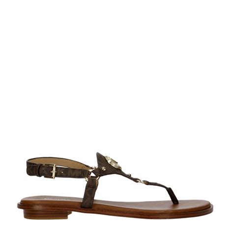 michael kors sandalen bruin